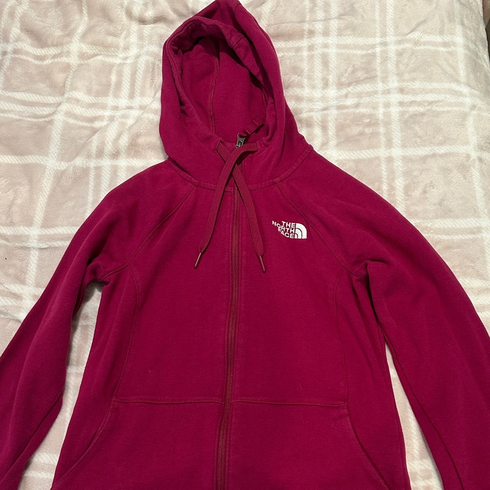 The North Face Women's Burgundy Hoodie Jacket